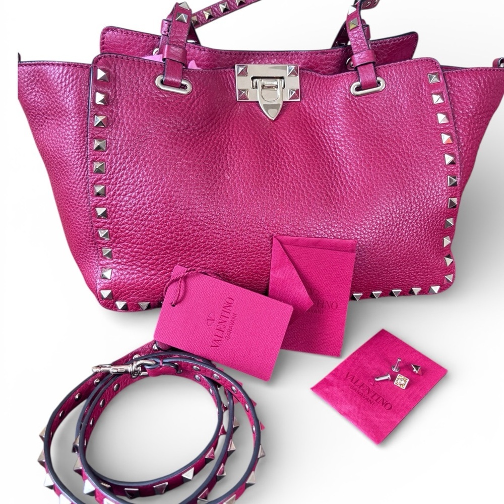 Valentino Garavani Rockstud Two Way – ORO Red Colorway – With Accessory Set - Picture 2 of 10